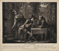 TvB G 5447
<br/>
De opschepper
<br/>
<em>Tardieu, Pierre François (1711-1771)</em>